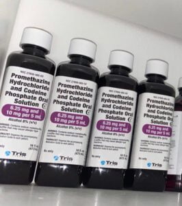 Tris Pharma promethazine-codeine syrup dosage info